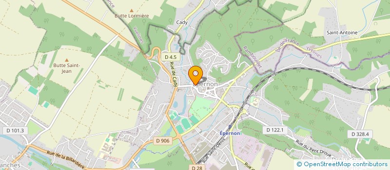localisation de l'entreprise ACTION MANIFESTATION ET EVENEMENT à EPERNON