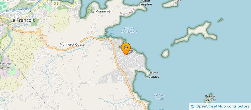 localisation de l'entreprise ACTION MASSIV'  LE FRANCOIS