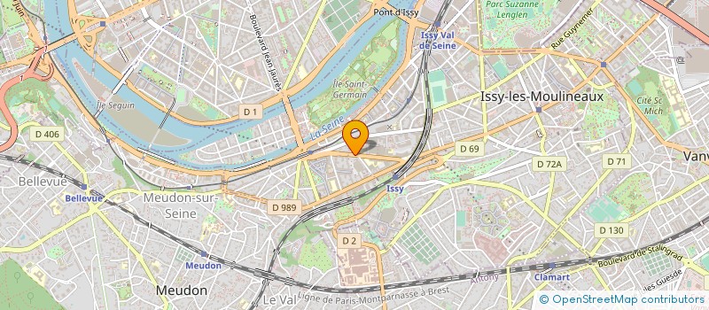 localisation de l'entreprise ACTION MAXIMALE SECURITE PRIVEE à ISSY-LES-MOULINEAUX