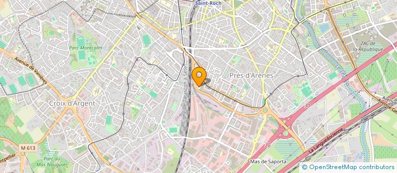 localisation de l'entreprise ACTION MEDITERRANEE BATIMENT & TRAVAUX PUBLIC PAR ABREVIATION AM-BTP à MONTPELLIER