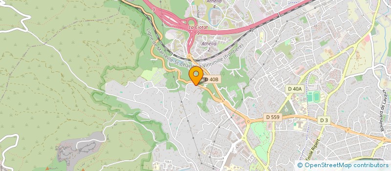localisation de l'entreprise ACTION METALLERIE à LA CIOTAT