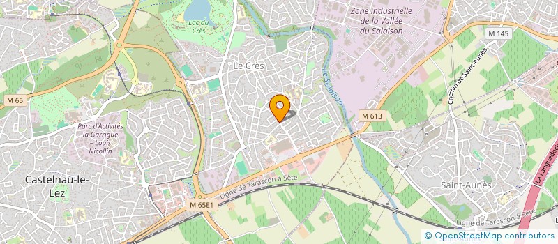 localisation de l'entreprise ACTION MEUBLE à LE CRES