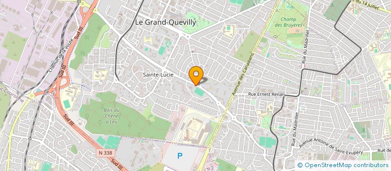localisation de l'entreprise ACTION MULTI NEGOCE à LE GRAND-QUEVILLY