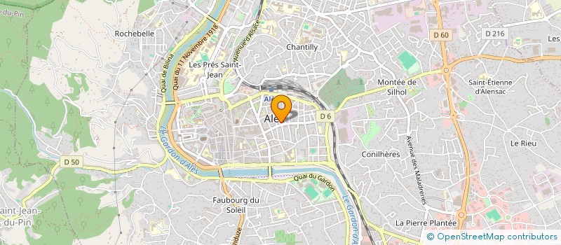localisation de l'entreprise ACTION MULTIMEDIA à ALES