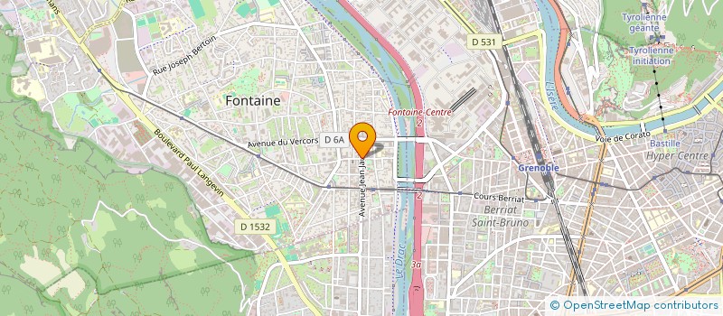 localisation de l'entreprise ACTION MULTISERVICES à FONTAINE