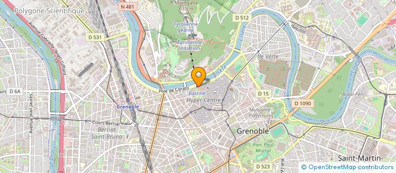 localisation de l'entreprise ACTION MUSIQUES à GRENOBLE