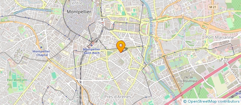 localisation de l'entreprise ACTION N.A.C à MONTPELLIER