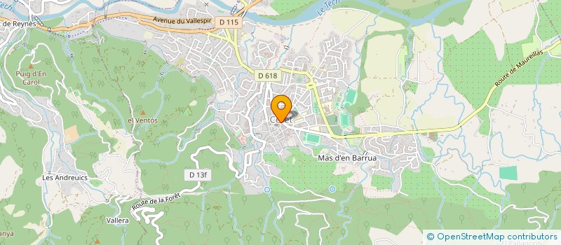 localisation de l'entreprise ACTION-NETT P.O.  CERET