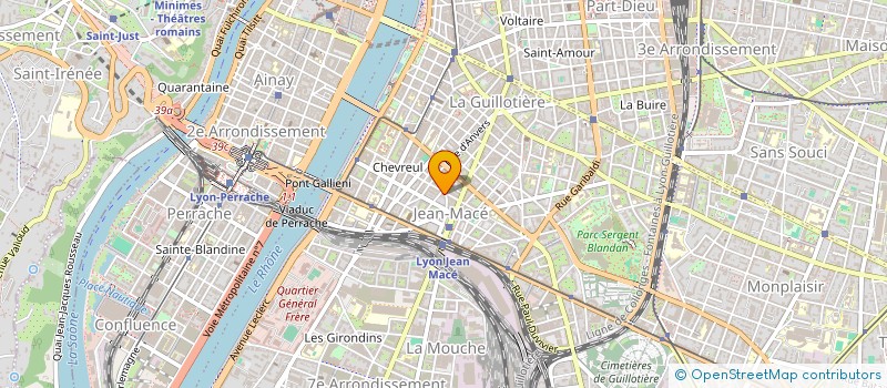 localisation de l'entreprise ACTION NETTOYAGE à LYON