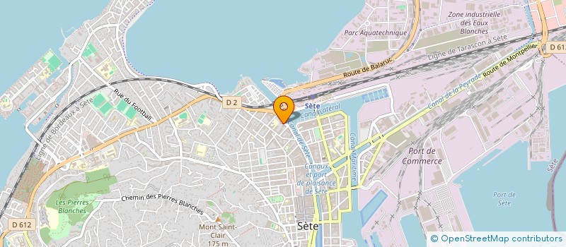 localisation de l'entreprise ACTION NETTOYAGE à SETE