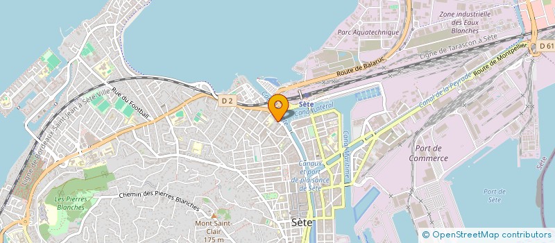 localisation de l'entreprise ACTION NETTOYAGE à SETE