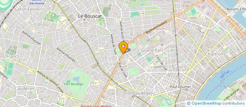 localisation de l'entreprise ACTION NETTOYAGE AQUITAIN à LE BOUSCAT