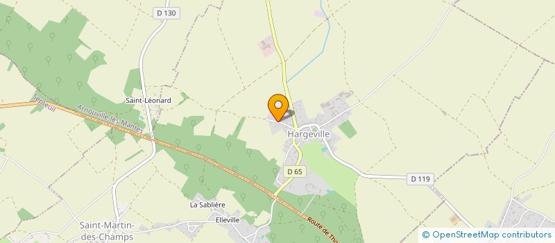 localisation de l'entreprise ACTION NUISIBLES 78  HARGEVILLE