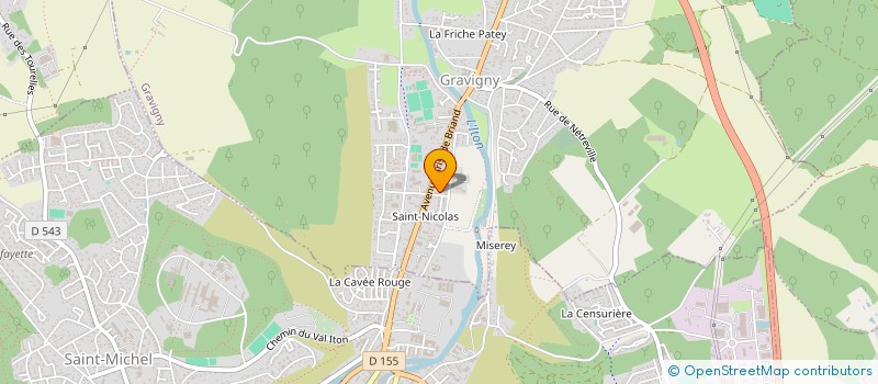 localisation de l'entreprise ACTION NUMERIQUE à GRAVIGNY