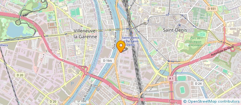 localisation de l'entreprise ACTION NUMERIQUE à SAINT-DENIS