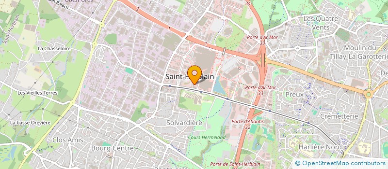 localisation de l'entreprise ACTION OBJECTIFS ET DEVELOPPEMENT CONSUL à SAINT-HERBLAIN