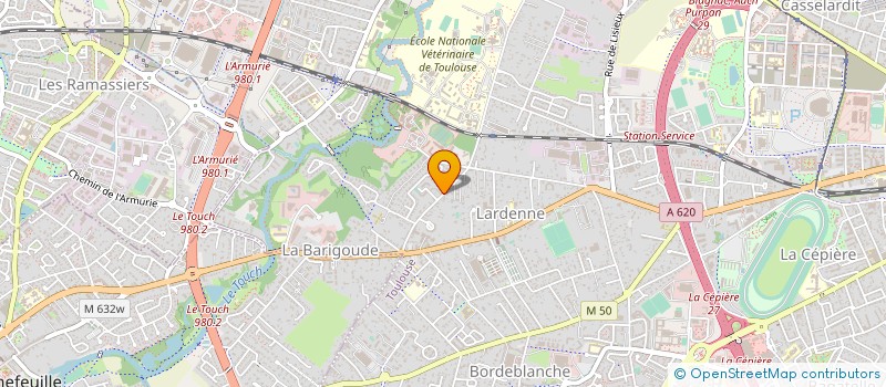 localisation de l'entreprise ACTION PARTAGE ET HARMONY à TOULOUSE