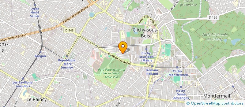 localisation de l'entreprise ACTION PARTICIPARTIVE DES INTERETS ECONOMIQUES, LES FRERES UNIS à CLICHY-SOUS-BOIS