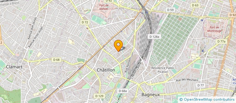 localisation de l'entreprise ACTION PATRIMOINE IMMOBILIER à CHATILLON