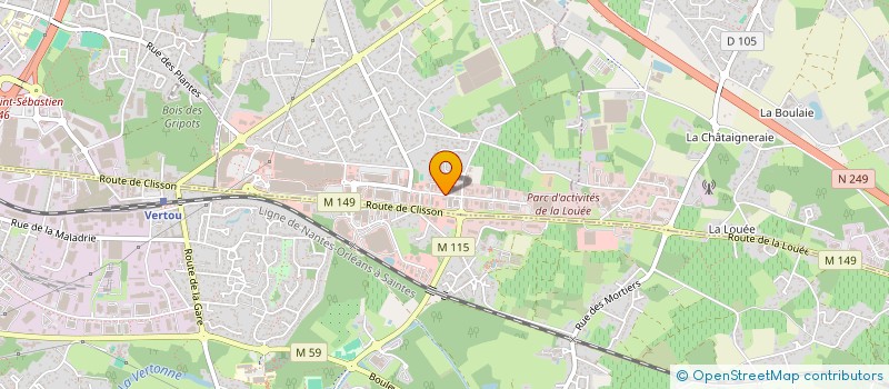 localisation de l'entreprise ACTION PECHE à BASSE-GOULAINE