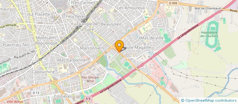 localisation de l'entreprise ACTION PEINTURE  NIMES