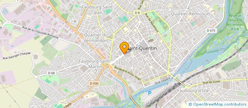 localisation de l'entreprise ACTION PERFORMANCE INNOVATION à SAINT-QUENTIN