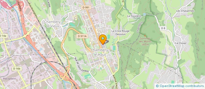 localisation de l'entreprise ACTION PERMIS FORMATION  CHAMBERY