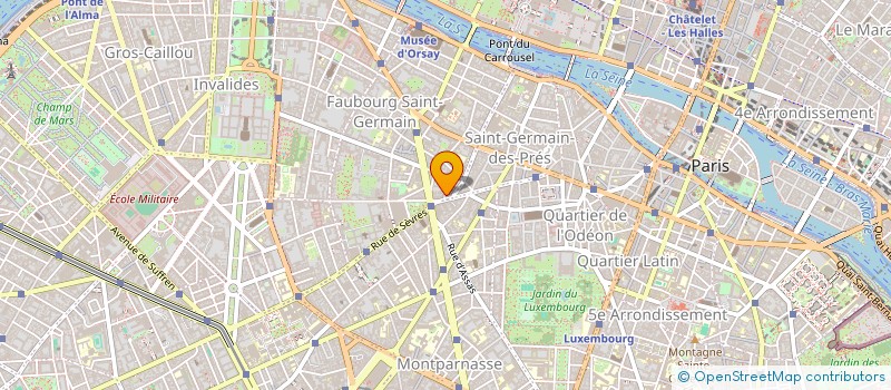 localisation de l'entreprise ACTION PHARMACEUTIQUE LIBERAL UNION SYND  PARIS 07