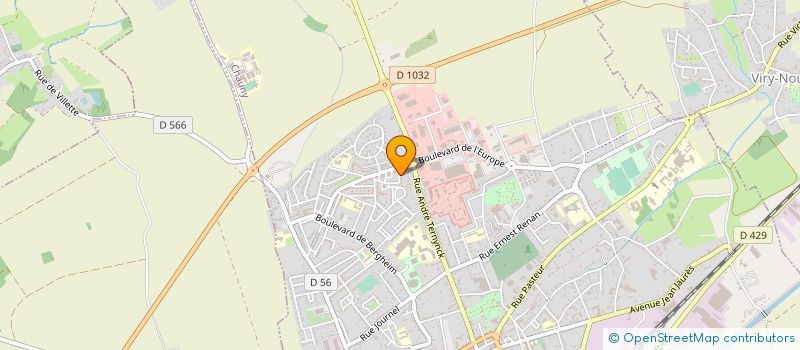 localisation de l'entreprise ACTION PICARDIE à CHAUNY