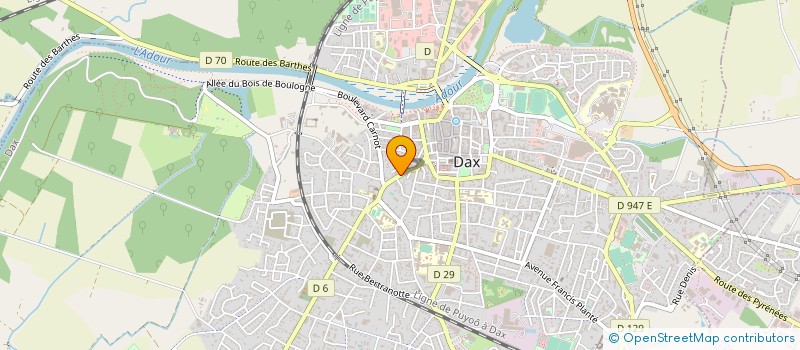 localisation de l'entreprise ACTION PIN à DAX