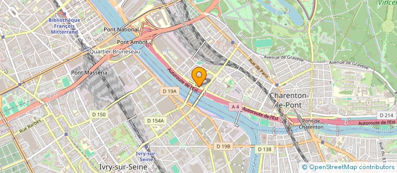 localisation de l'entreprise ACTION PLUS à CHARENTON-LE-PONT