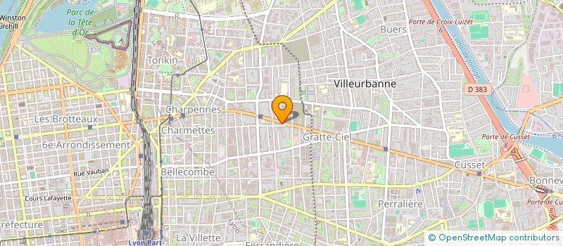 localisation de l'entreprise ACTION PLUS à VILLEURBANNE