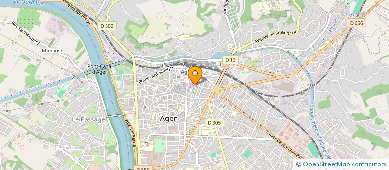 localisation de l'entreprise ACTION PLUS  AGEN