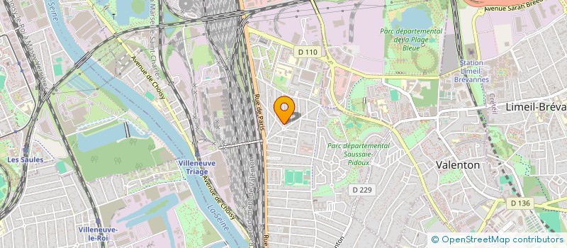 localisation de l'entreprise ACTION PLUS à VILLENEUVE-SAINT-GEORGES