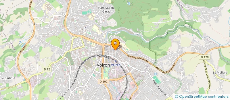 localisation de l'entreprise ACTION PLUS IMMO à VOIRON
