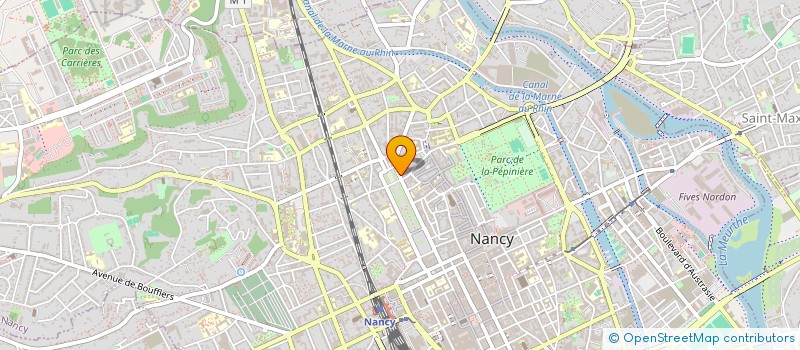 localisation de l'entreprise ACTION PME EURO LORRAINE FORMATION  NANCY