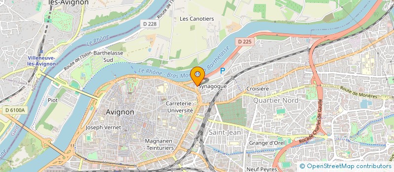 localisation de l'entreprise ACTION POLICE MUNICIPALE JEUNES  AVIGNON