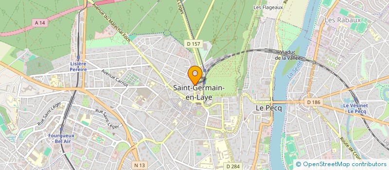 localisation de l'entreprise ACTION POMPIERS 78  SAINT-GERMAIN-EN-LAYE