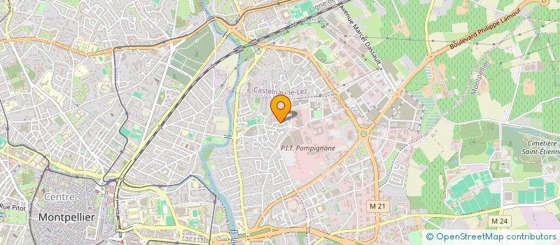localisation de l'entreprise ACTION POMPIGNANE à MONTPELLIER