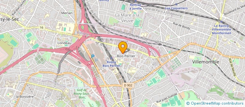 localisation de l'entreprise ACTION POUR CULTURE ET SCIENCE AFRIQUE à ROSNY-SOUS-BOIS