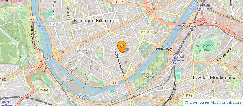 localisation de l'entreprise ACTION POUR L'EGALITE DES CHANCES à BOULOGNE-BILLANCOURT