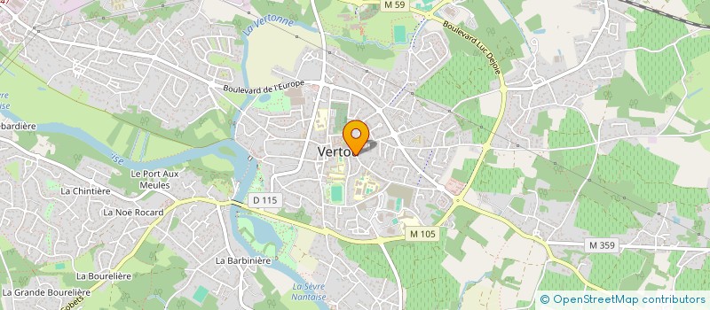localisation de l'entreprise ACTION POUR L'ENFANCE ET L'EDUCATION à VERTOU