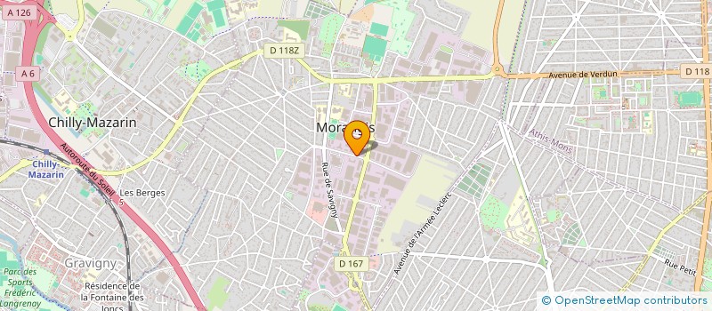 localisation de l'entreprise ACTION POUR L INDUSTRIE & LE SERVICE... à MORANGIS
