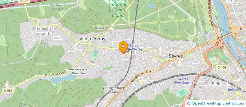 localisation de l'entreprise ACTION POUR LA JEUNE FILLE MERE à VILLE-D'AVRAY