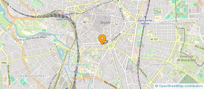 localisation de l'entreprise ACTION POUR LA JEUNESSE ET LA FAMILLE à DIJON