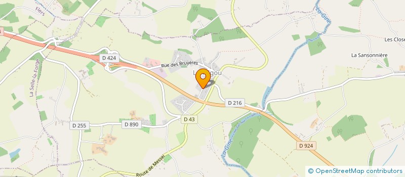 localisation de l'entreprise ACTION POUR LA JEUNESSE, L'ENFANCE ET LA FAMILLE REGION NORMANDIE à LANDIGOU