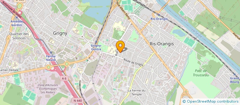 localisation de l'entreprise ACTION POUR LE DEVELOPPEMENT DE BOUTIN ET BAS-VAUDREUIL à RIS-ORANGIS