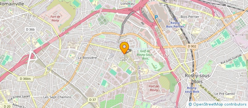 localisation de l'entreprise ACTION POUR LE DEVELOPPEMENT DES LOISIRS à MONTREUIL