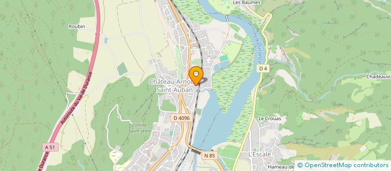 localisation de l'entreprise ACTION POUR LE DEVELOPPEMENT DES MEDIAS  CHATEAU-ARNOUX-SAINT-AUBAN