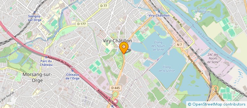 localisation de l'entreprise ACTION POUR LE DEVELOPPEMENT DURABLE INTERNATIONAL à VIRY-CHATILLON